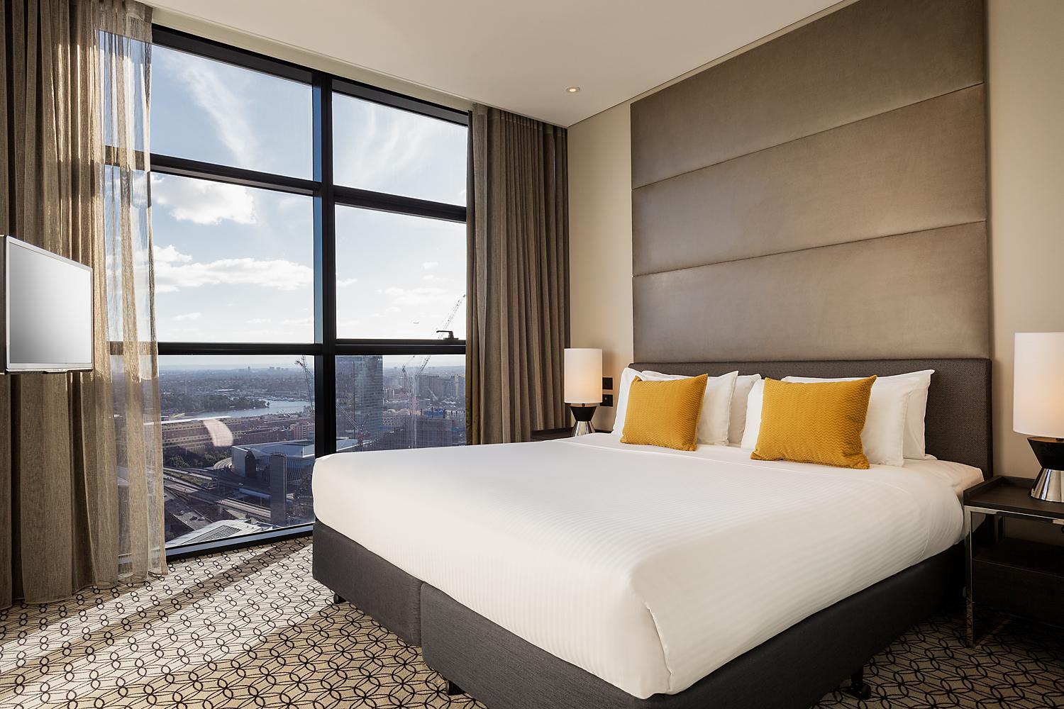 Fraser Suites Sydney Zewnętrze zdjęcie A bedroom at the Hilton London West End