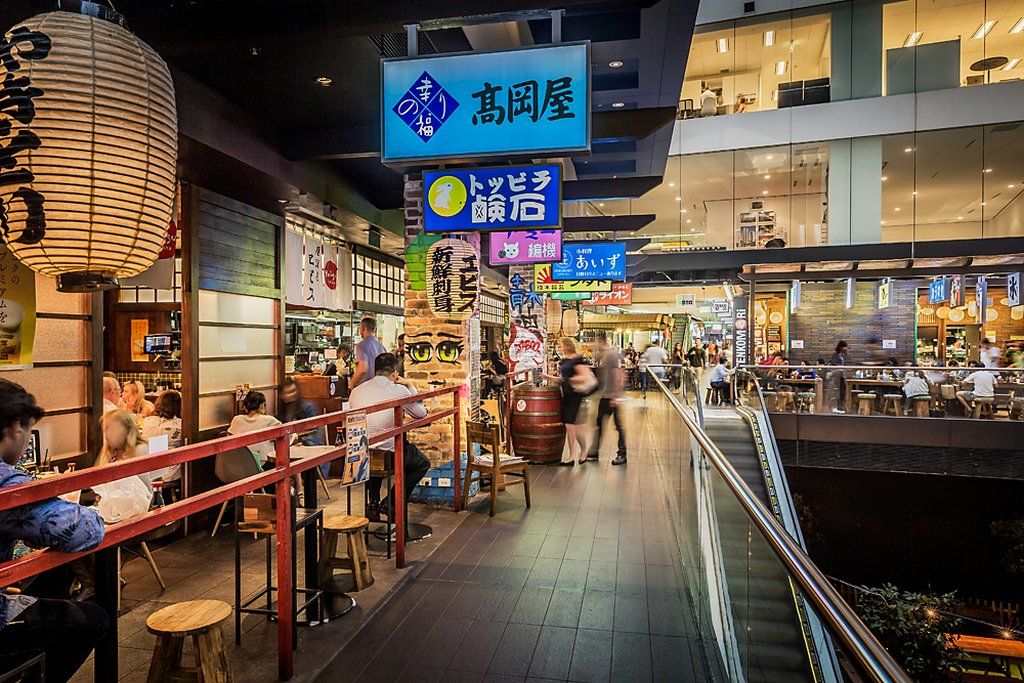 Fraser Suites Sydney Zewnętrze zdjęcie Restaurants in the mall